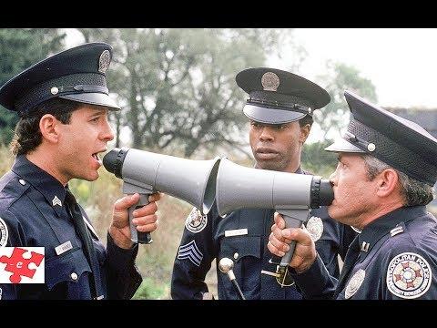 Полицейская академия ВСЕ СМЕШНЫЕ МОМЕНТЫ  нарез